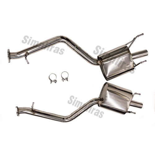 201 rostfreies Achsen-Rücken-Auspuff 60-mm-Rohr für Lexus GS350 L10 2013-18