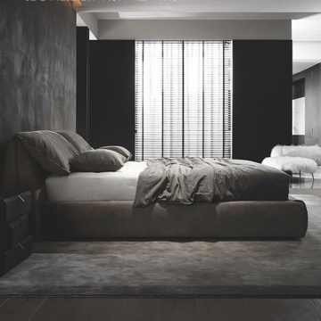 WESOME 2.24 Meters Upholstered Bed