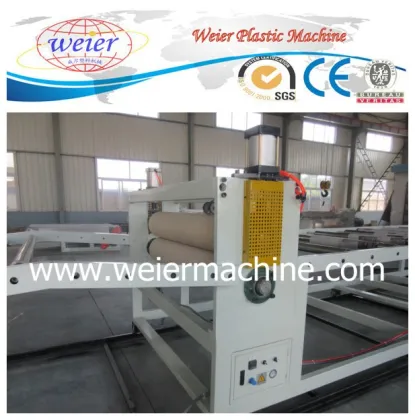 High Gloss Fireproof UV Coating Decorative Wall Profile PVC Sheet Manufacturing Machine