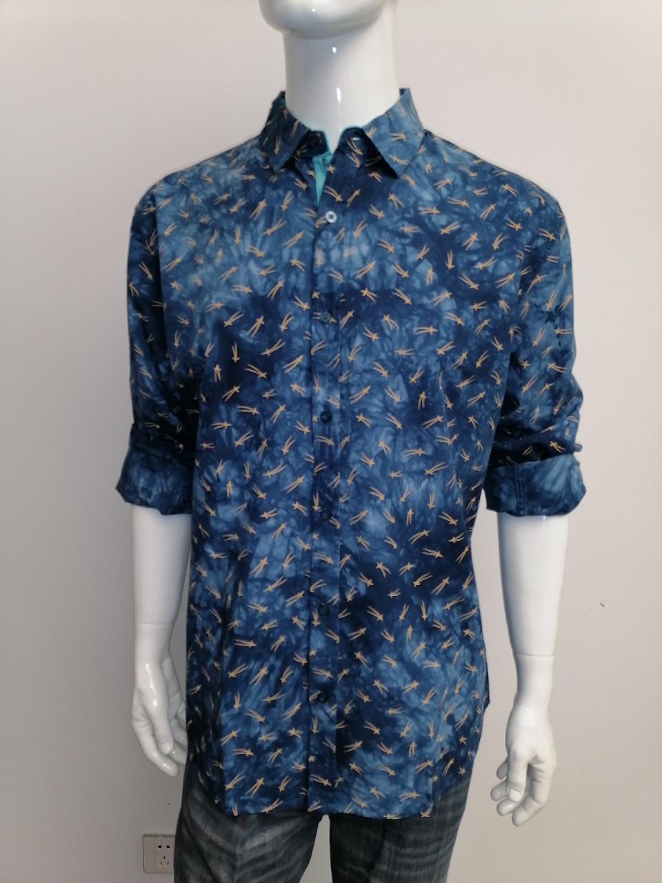 mens tie dye print shirt 2