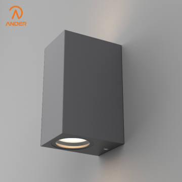 长方形双光源 GU10 LED 壁灯