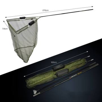 Balanzze Durable Non-Slip Carp Fishing Tools with Nylon Monofilament Net