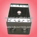 waterproof metal box wall mount with 2 inch depth, four holes, Aluminum,Electrical Manufacturer
