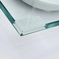 10mm clear ultra white tempered toughened glass