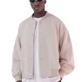 Fashion cardigan loose baseball jacket for men