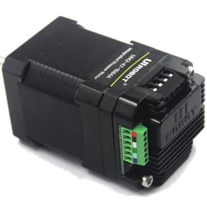 QE based closed-loop control microstep motor controller