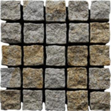 G682 Granite Paving Stone on Mesh