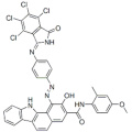 1 - [[4 - [(4,5,6,7-tetraklor-3-oxo-isoindolin-l-yliden) amino] fenyl] azo] -2-hydroxi-N- (4-metoxi-2-metylfenyl ) -11H-benso [a] karbazol-3-karboxamid CAS 103621-96-1