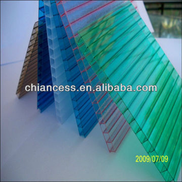 Polycarbonate hollow PC sun sheet for greenhouse rooflights