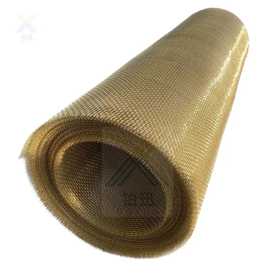 Brass Woven Metal Mesh, 100 Mesh Copper Brass Screen, and Sheet Options
