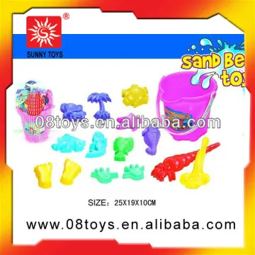 Plastic sand beach bucket toy