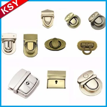 Wholesale Reasonable Price High Quality Suitcase Metal Woman Bag Lock Accessories For Handbags
