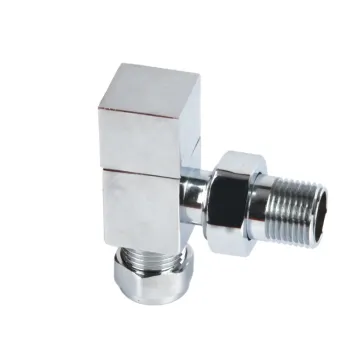 Brass Manual Radiator Valve Angled Hot Water Thermostatic Radiator Valve 90 Degree Brass angle Valve