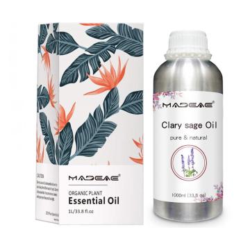 Extrato de planta a granel 1L Clary Sage Óleo essencial para a aromaterapia em casa Cuidado com a pele