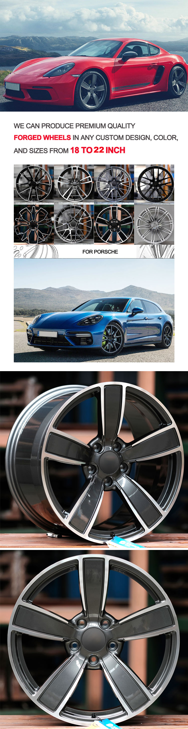 Wheelsky Forged Wheels Rims 20 Inch Aluminum Alloy Car Wheels, High ...