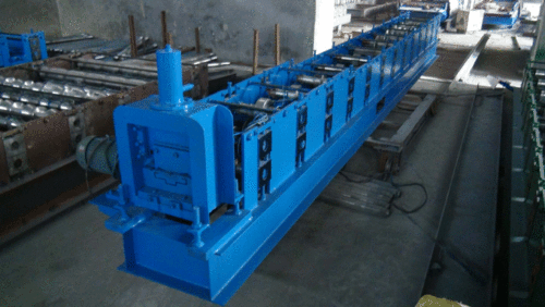 Steel door frame roll forming machine