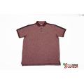 Herren Poloshirt aus meliertem Jersey mit Band