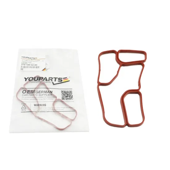 YouParts 272 184 02 80 Oil Filter Housing Gasket Timing Cover for BENZ M272 M273