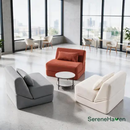 Tool-Free Cotton-Linen Foldable Compressed Sofa