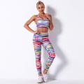 Set pant Ioga Argraffedig Sublimation Digidol