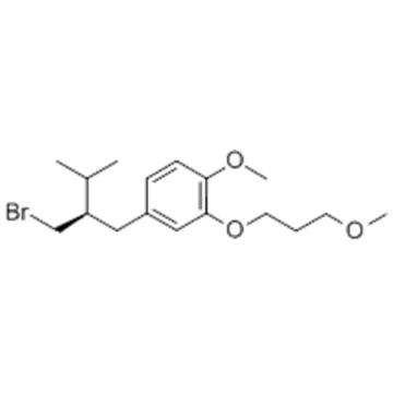 Benzen, 4 - [(2R) -2- (bromometil) -3-metilbütil] -1-metoksi-2- (3-metoksipropoksi) CAS 172900-69-5