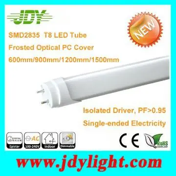 Single side input T8 1.5m Fluorescent LED Tube 25W with CE RoHS