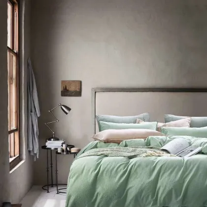 Stone Washed Luxury Sustainable French Flax Linen Cotton Sheet Bedding