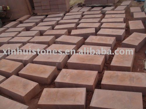 Red Sandstone paving