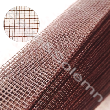 Best Quality Brown Color PP Material Pleated/Plisse Insect Screen, Plise Sineklik
