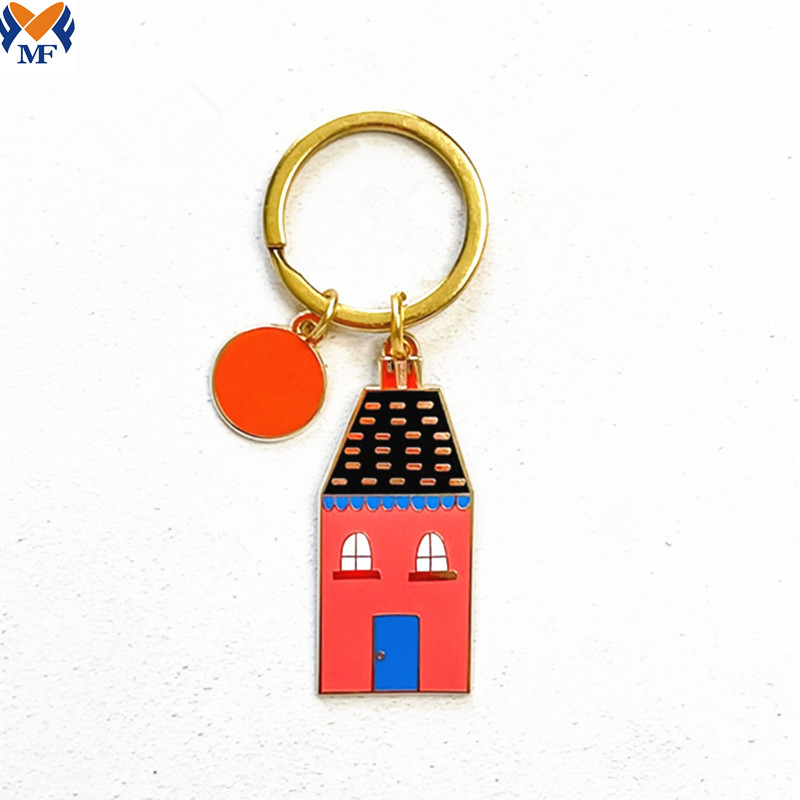 Personalized House Keychain