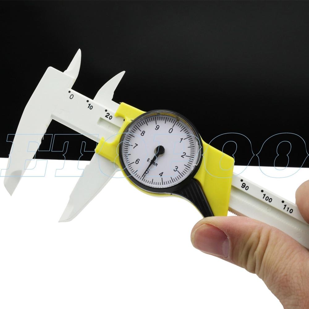 Vernier Caliper 0-150mm 6 inch Measuring Tool Plastic/Stainless Steel LCD Digital Electronic Carbon Fiber Ruler