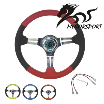 350mm Racing Sports Leather Steering Wheel for Sale