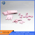 Parti in ceramica del tessile di ossido di allumina rosa 95