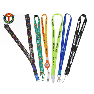 Lanyard Percetakan Skrin Berganda Custom