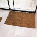 Chenille bathroom mat and toilet mat