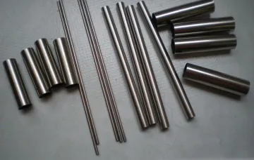 Brushed stainless steel tube