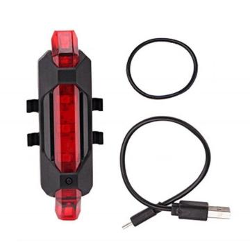 Lampu LED Basikal yang boleh dicas semula USB - Lampu Ekor Amaran Keselamatan untuk Berbasikal
