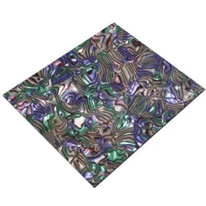 Abalone shell sheet for mosaic ceramic tile