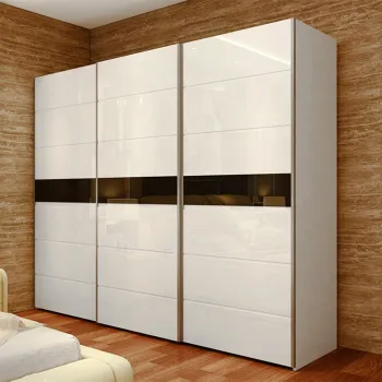 Modern Economical Sliding Door Wardrobe for Bedroom Storage