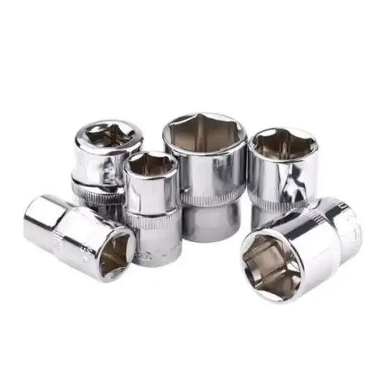 Chrome Mechanics Tool Set with Shallow Socket