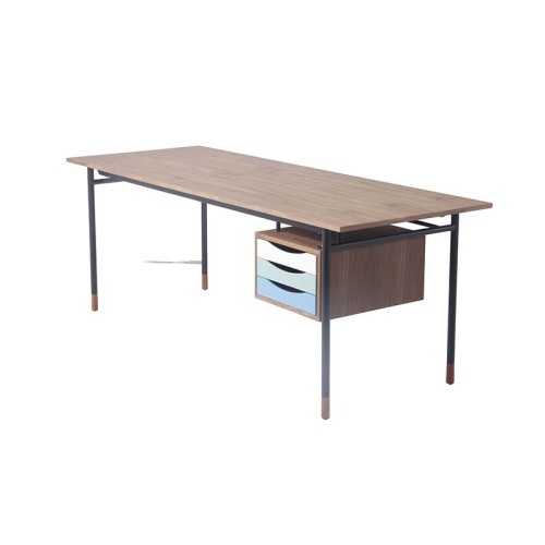 Moderna Finn Juhl Nyhavn Desk com gavetas