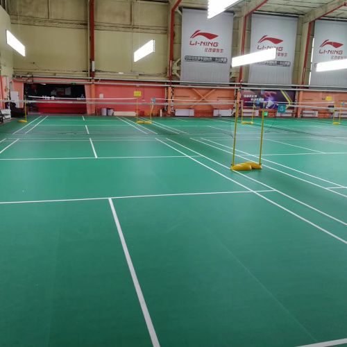 Tapete de PVC para quadra de badminton