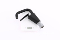 Bathroom Modern Design Black Brass Single Hole Seven Shaped Curved Basin Faucet