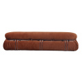 3-Sitzer Soriana Sofa aus italienischem Stoff