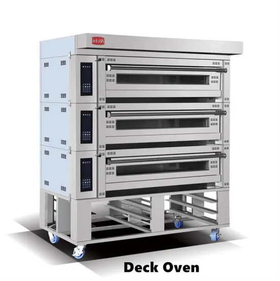 3 Decks 6 Trays Deck Oven Baking Machine Commercial Bakery Equipment Pizza Oven Baking Oven