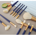 Кисті макіяж набір інструмент краси інструмент довгі дерев&#39;яні ручки