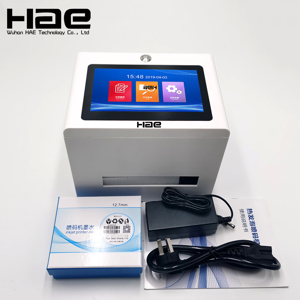 7 inch LED plastic bag code printer