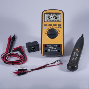 Multimeter with cable checker phone test lan wire test VA43 V&A