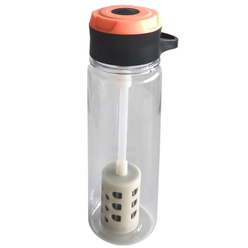 99.9% Virus Removal BPA Free Plastic Personal Sport Bottle Water Filter