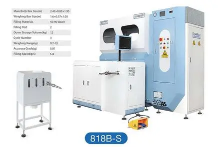 Automatic Down Filling Machine With Accelerator